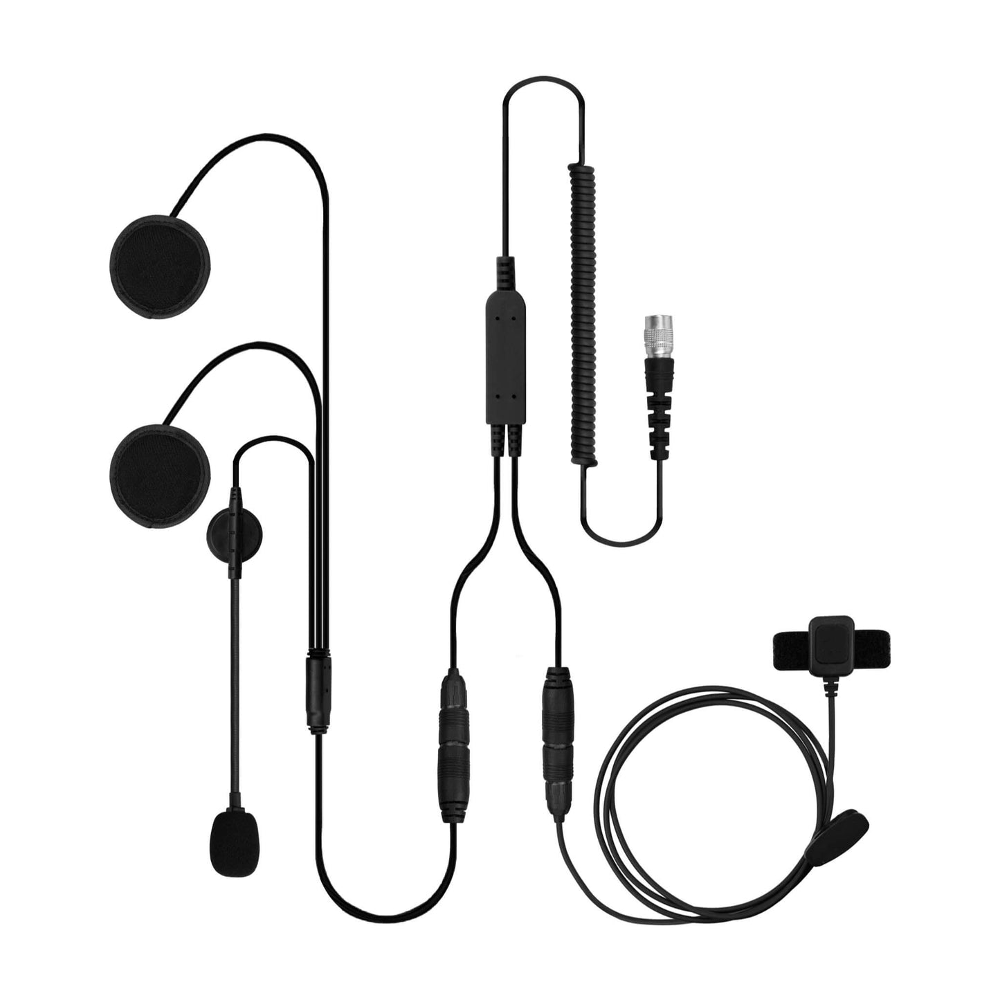 In Helmet & Push To Talk Kit - Quick Disconnect (Hirose): Motorola XTS Series, HT/JT1000, MT/MTS2000, MTX838/900/8000/9000, PR1500 & More