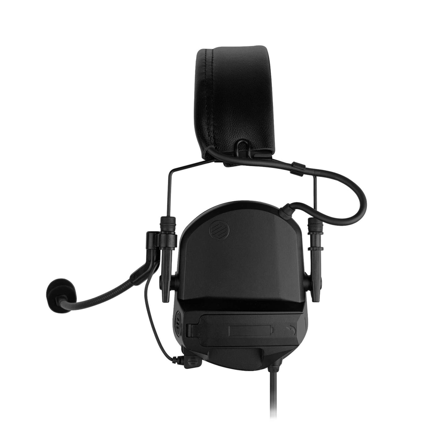PolTact V1 Tactical Comms Headset w/ Active Hearing Protection - Harris/Thales/Tri- PRC, Falcon Series, MBITR Series, (NATO U229/U329 Connector)