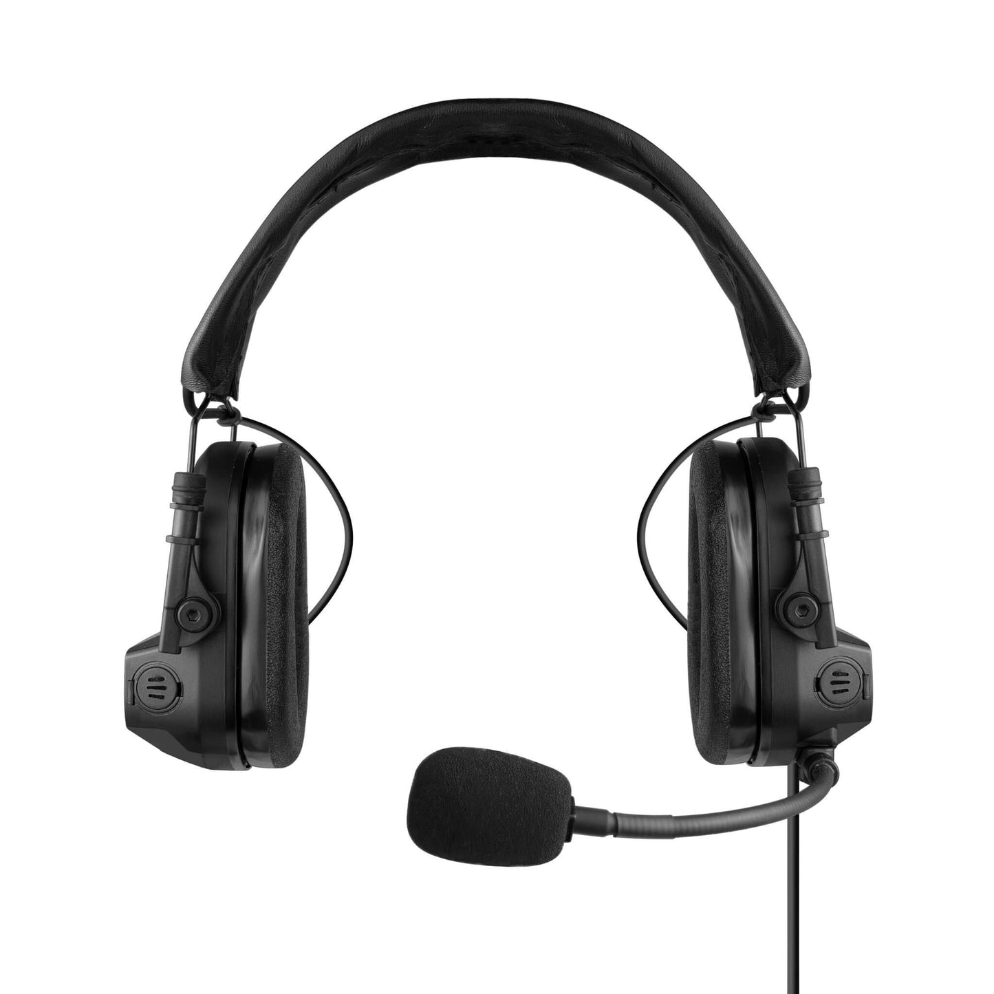 PolTact V2 Tactical Comms Helmet Headset w/ Active Hearing Protection & Quick Disconnect (Hirose) Adapter - Sepura Tetra STP8000, STP9000, SBP/SCP/SEP8000, SC20, SC21 & more