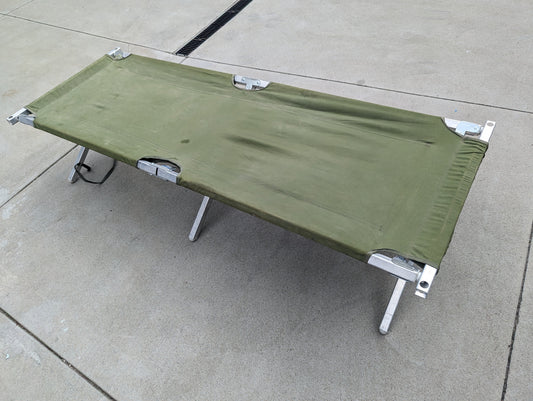 Folding Cot - Green