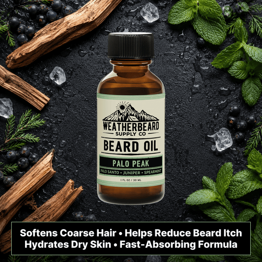Palo Peak Beard Oil - Palo Santo, Juniper, Spearmint