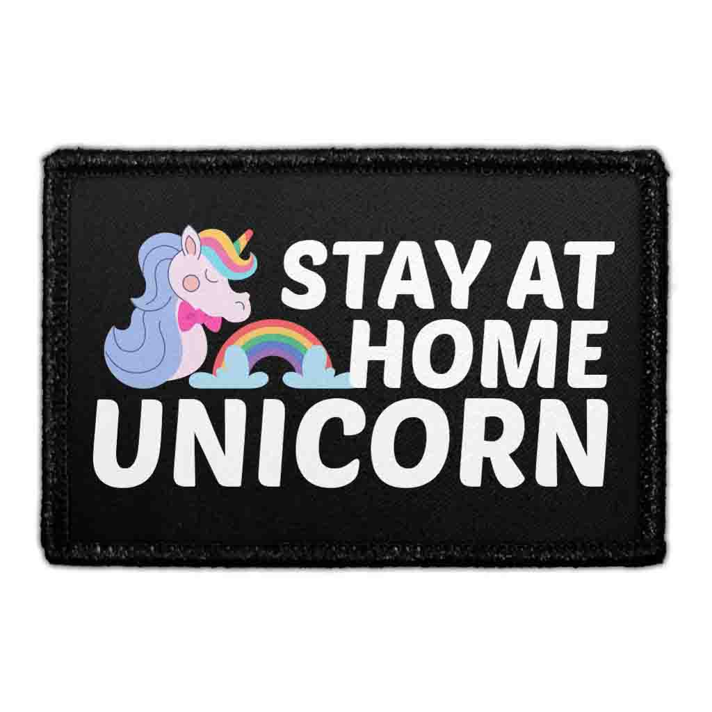 Stay At Home Unicorn - Removable Patch