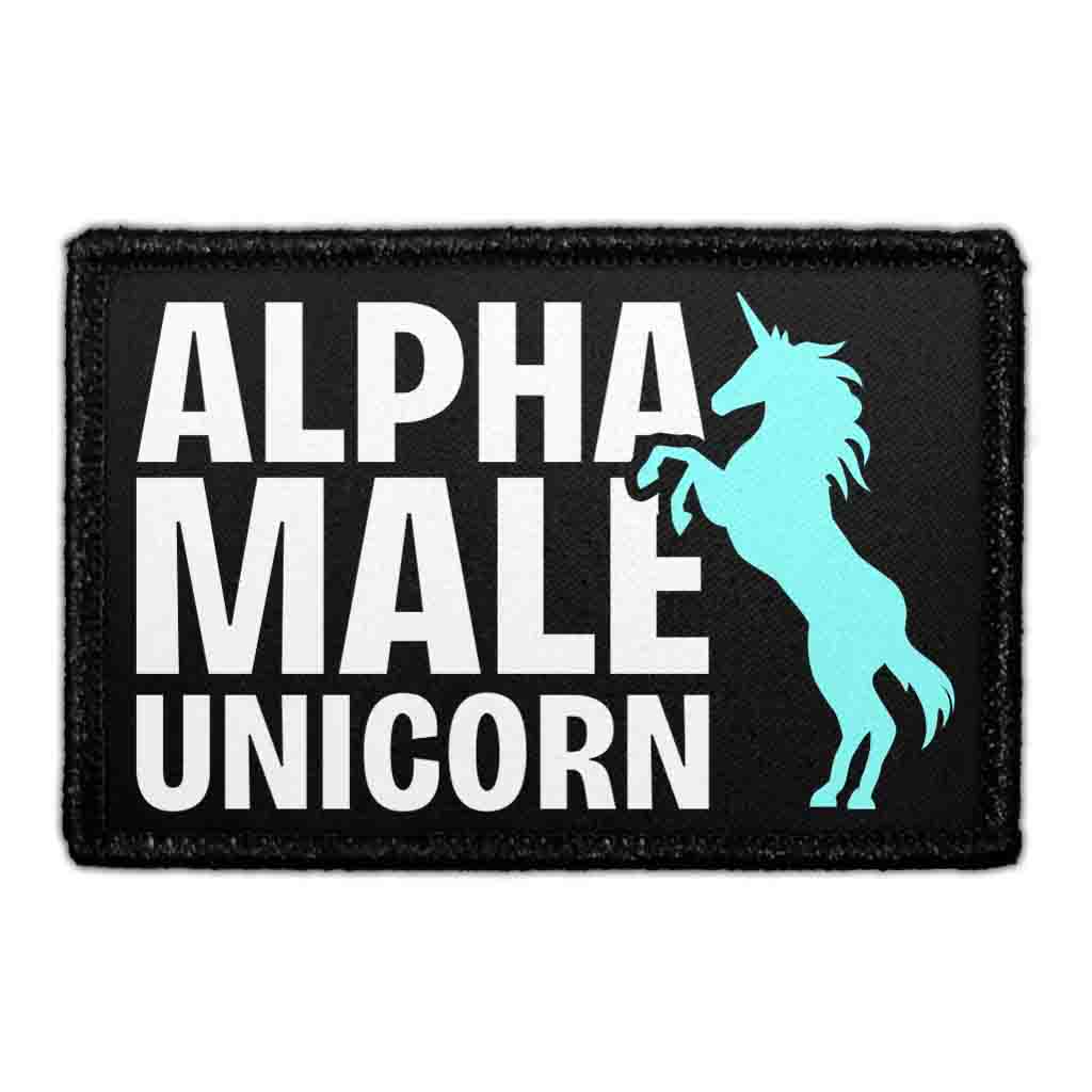 Alpha Male - Unicorn - Removable Patch
