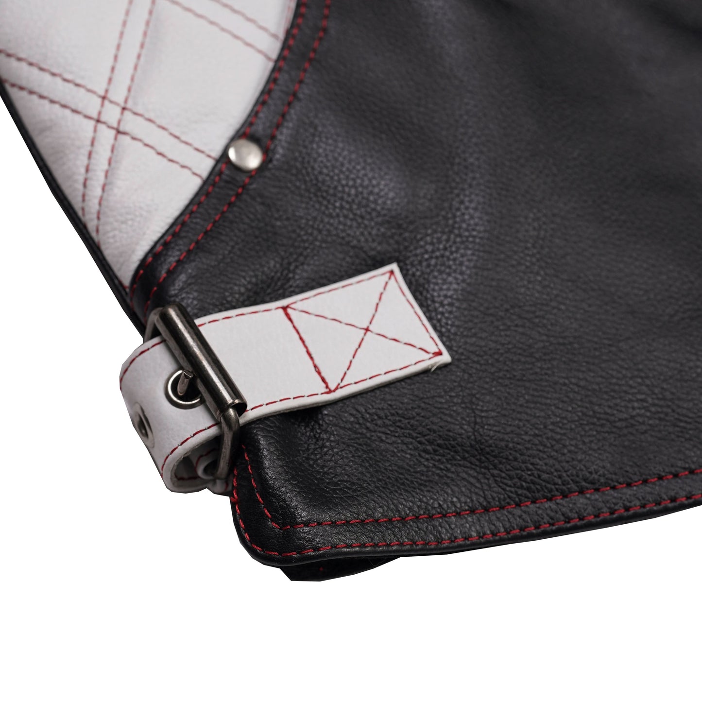 Star-Dusted Mens Leather Motorcycle Vest