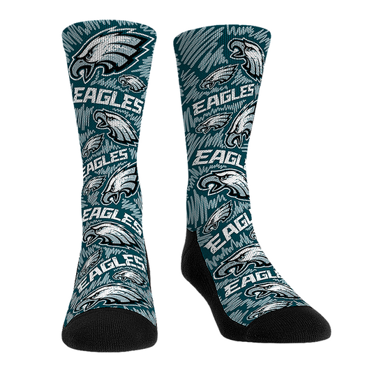 Philadelphia Eagles - Logo Sketch (Midnight Green)