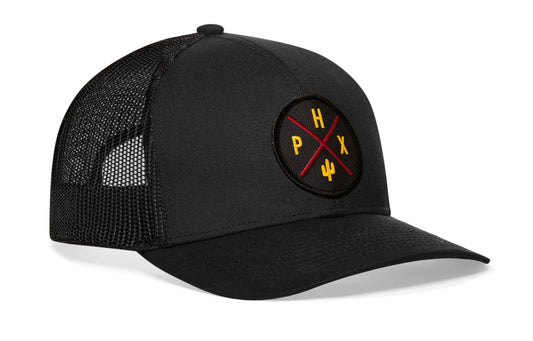Phoenix Trucker Hat  |  Black PHX X Snapback
