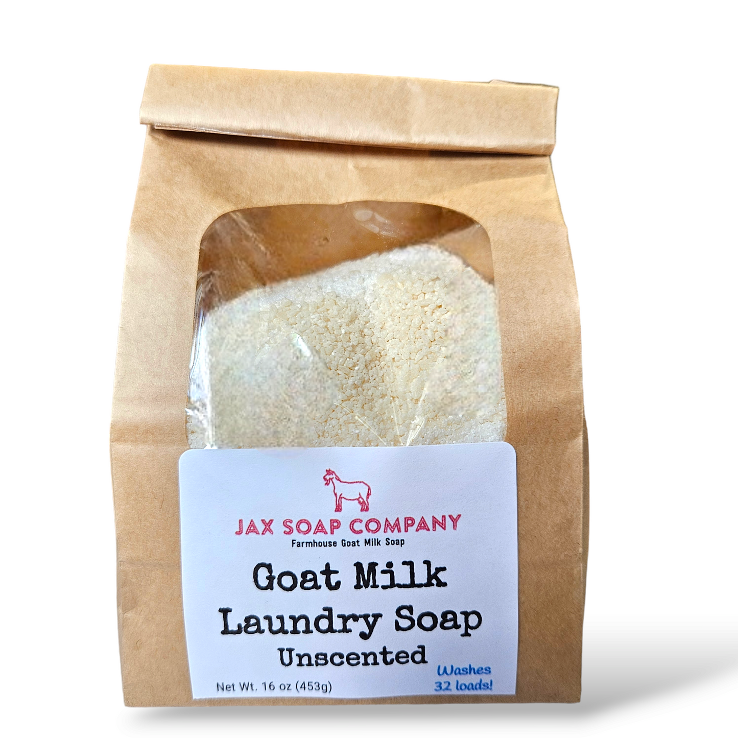 Goat Milk Laundry Soap, 32 loads