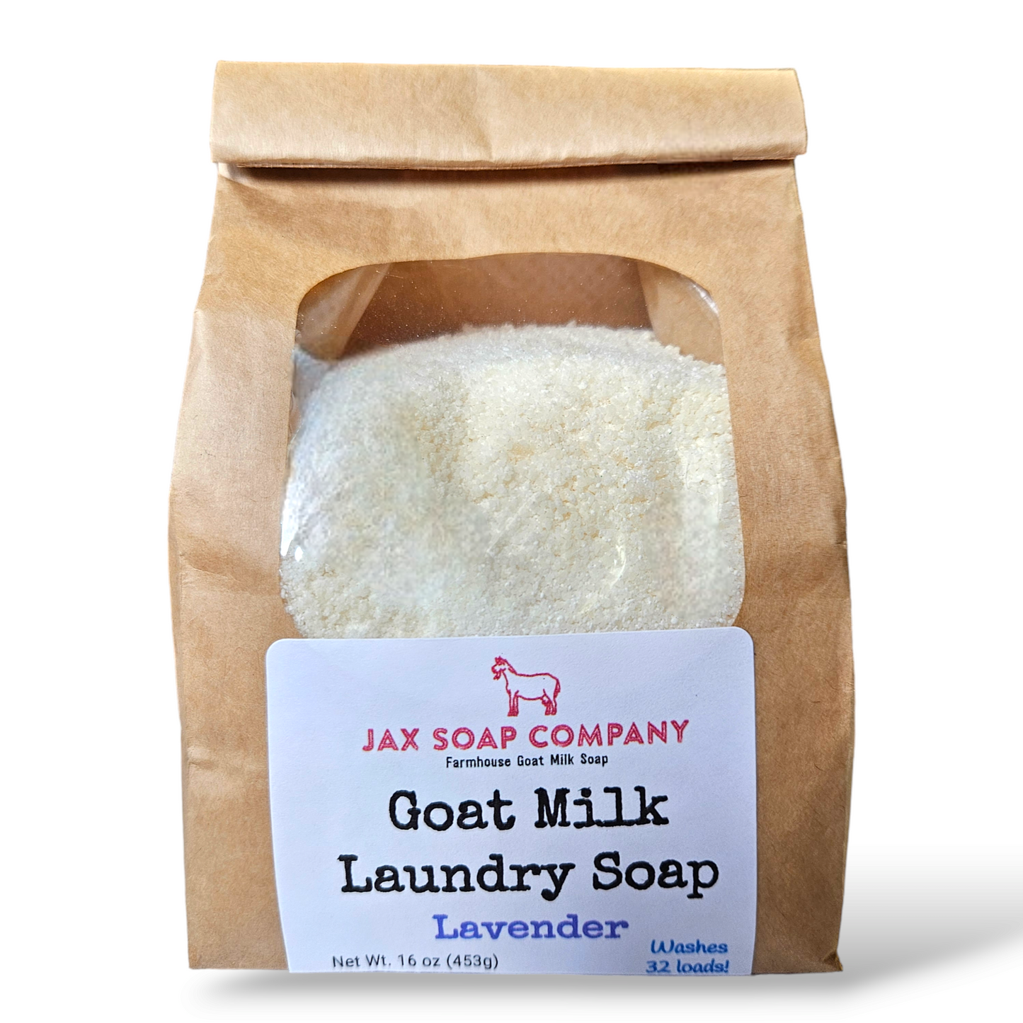 Goat Milk Laundry Soap, 32 loads