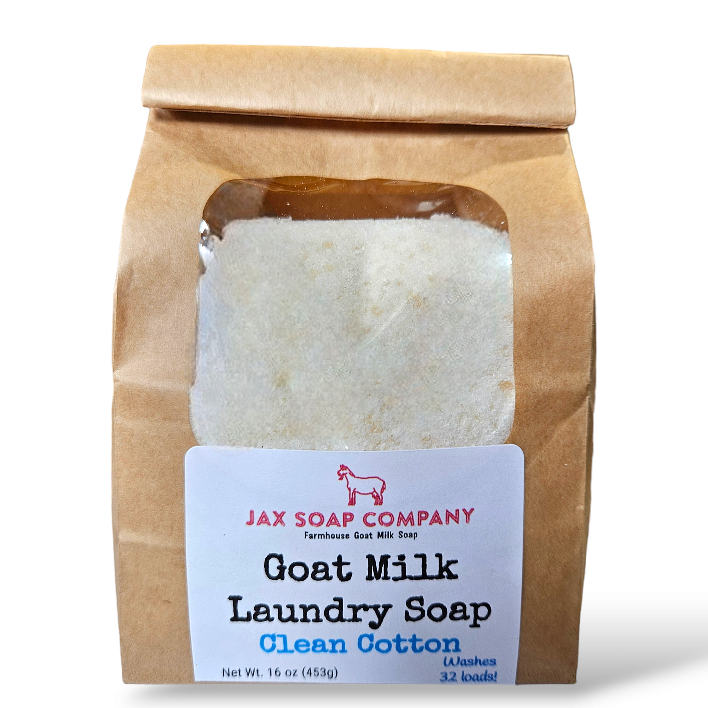 Goat Milk Laundry Soap, 32 loads