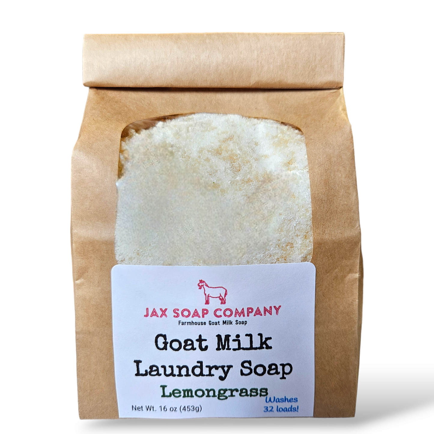Goat Milk Laundry Soap, 32 loads
