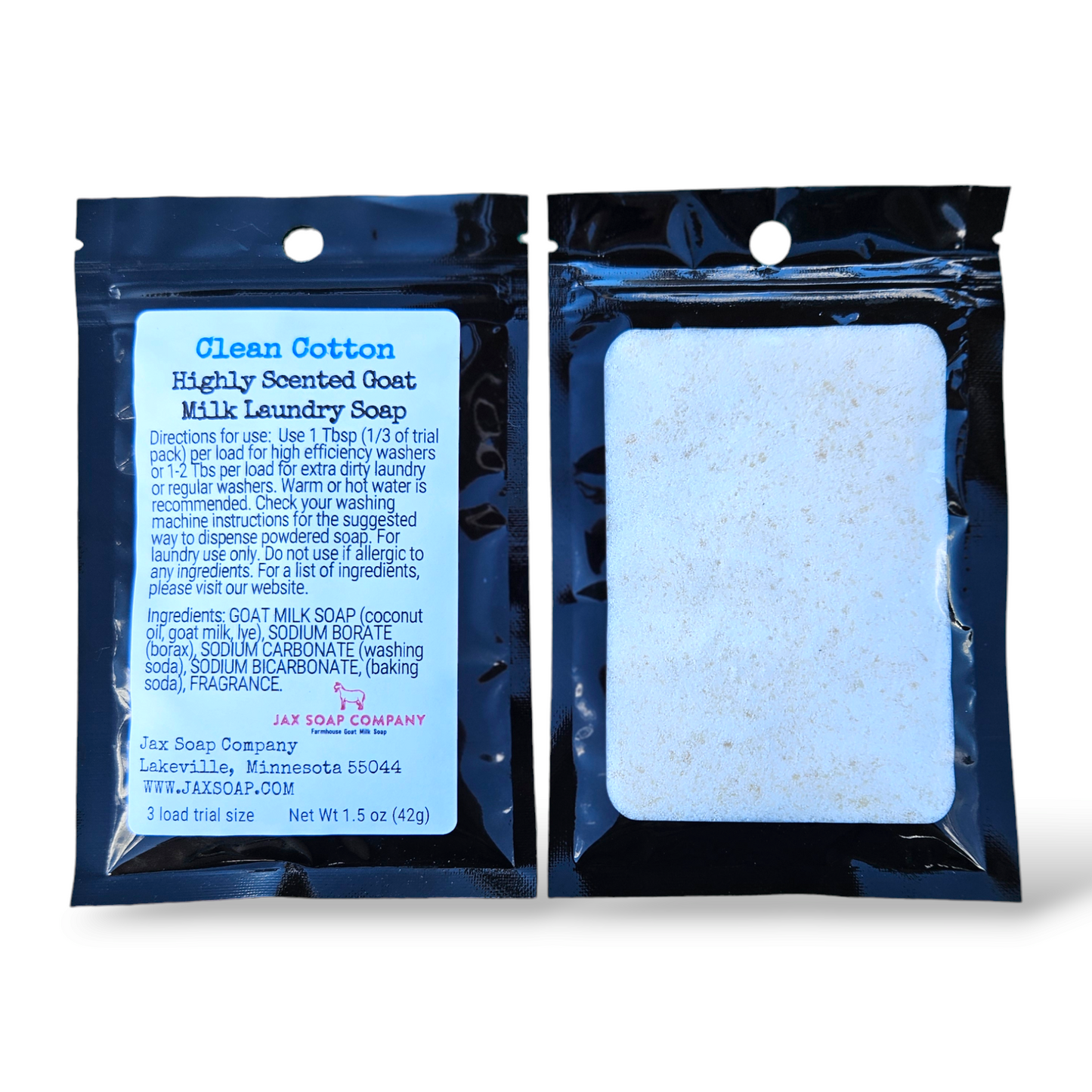 Goat Milk Laundry Soap, Trial Size