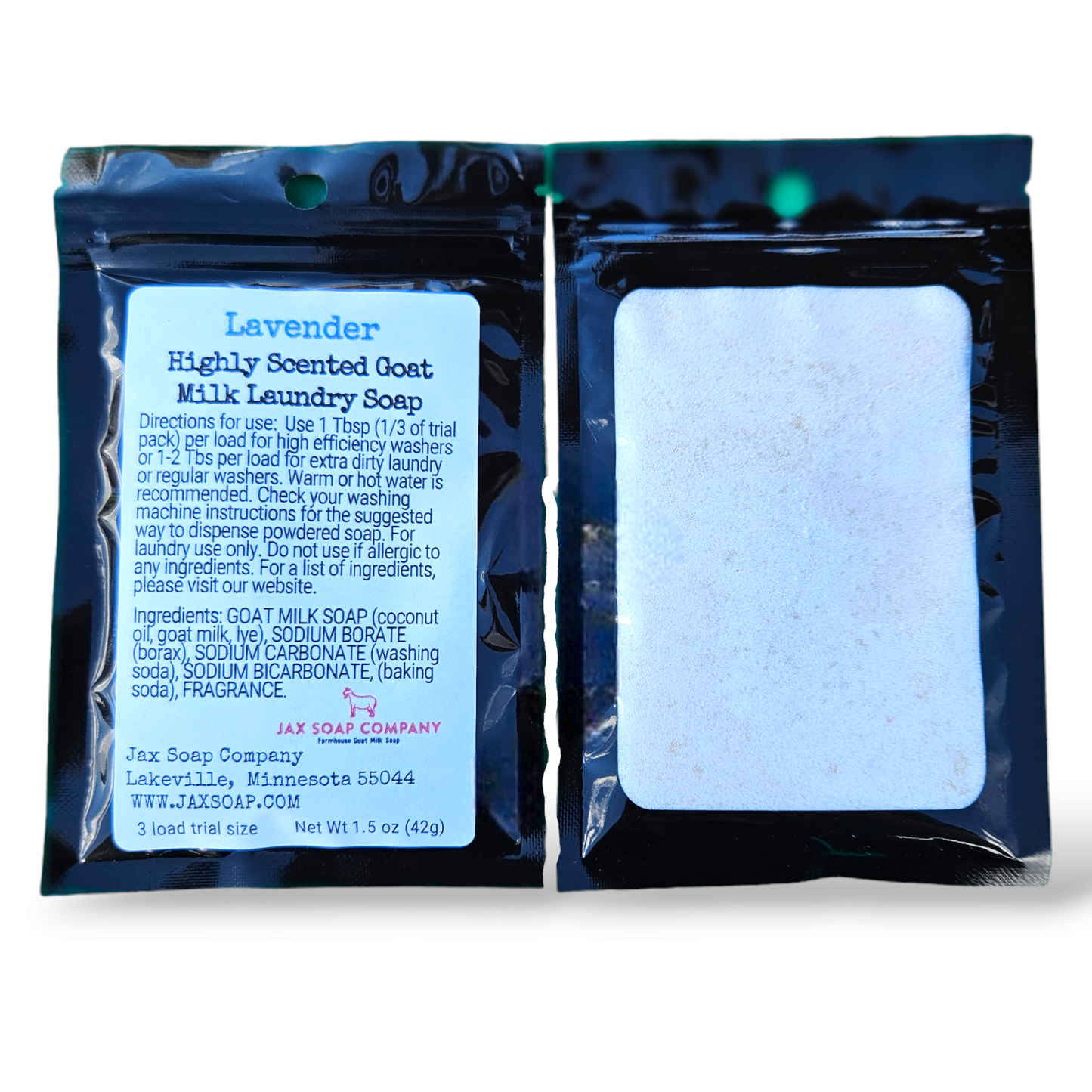 Goat Milk Laundry Soap, Trial Size