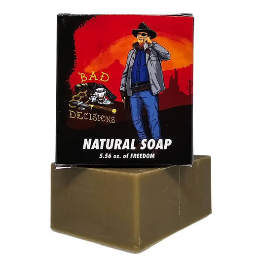 Bad Decisions Whiskey Natural Mens Soap