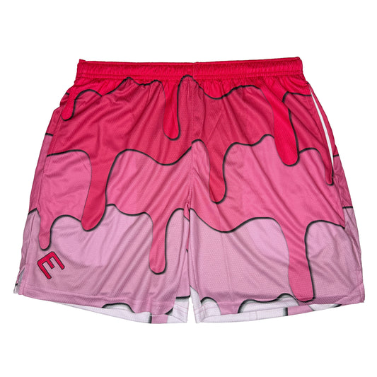 Pink Drippy Shorts
