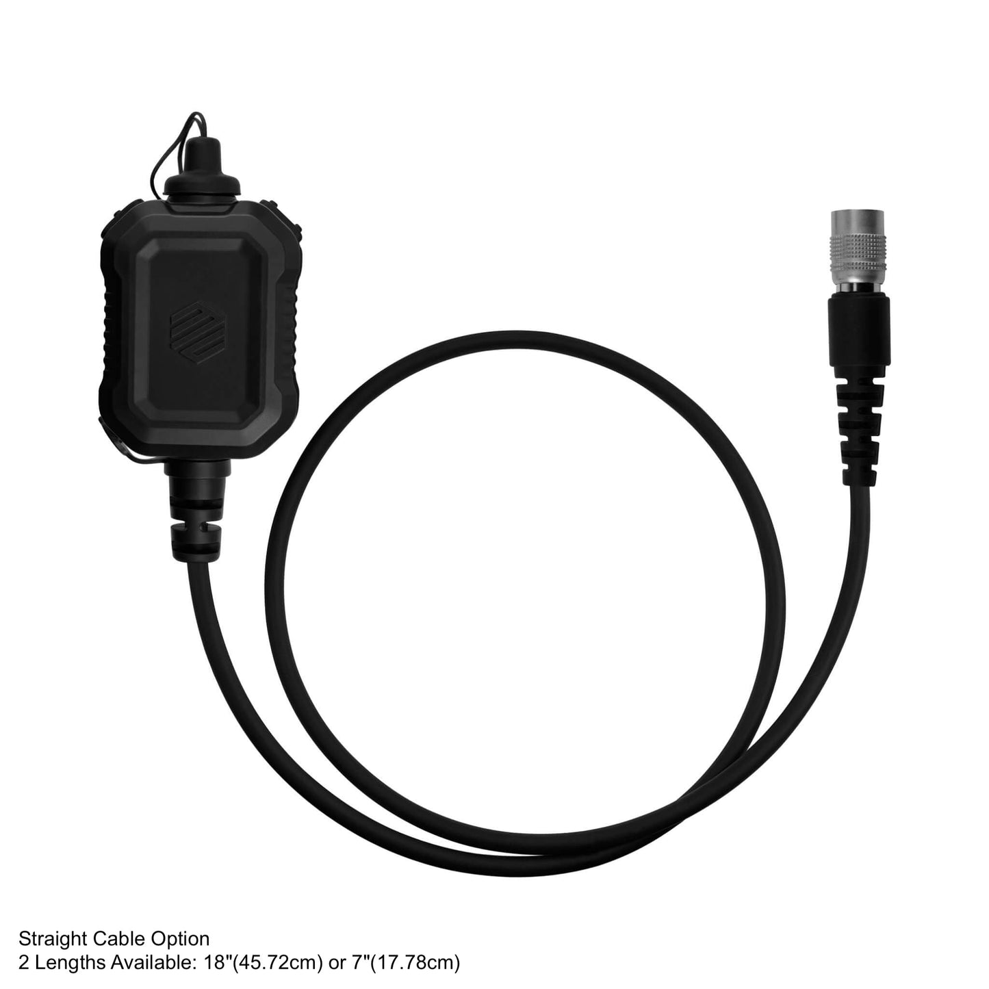 Tactical Mic / Invisible Tubeless Earpiece / Tactical PTT Kit w/ Quick Disconnect (Hirose) Adapter- Motorola: APX (Apex) Series, XPR Series, SRX2200, & More