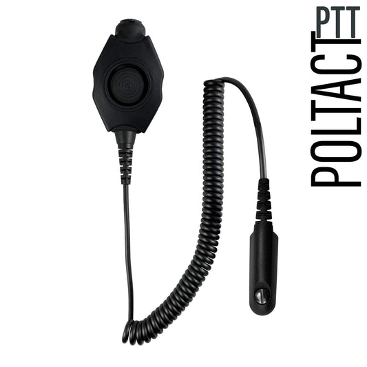 Tactical Radio Adapter/PTT for Headset: US/Civilian/"Peltor" Wiring, Select ComTac III, XPI Models & Select Helicopter Headsets - Motorola: HT750/1250/1550, MTX850/950/960/8250/9250, PR860 & More