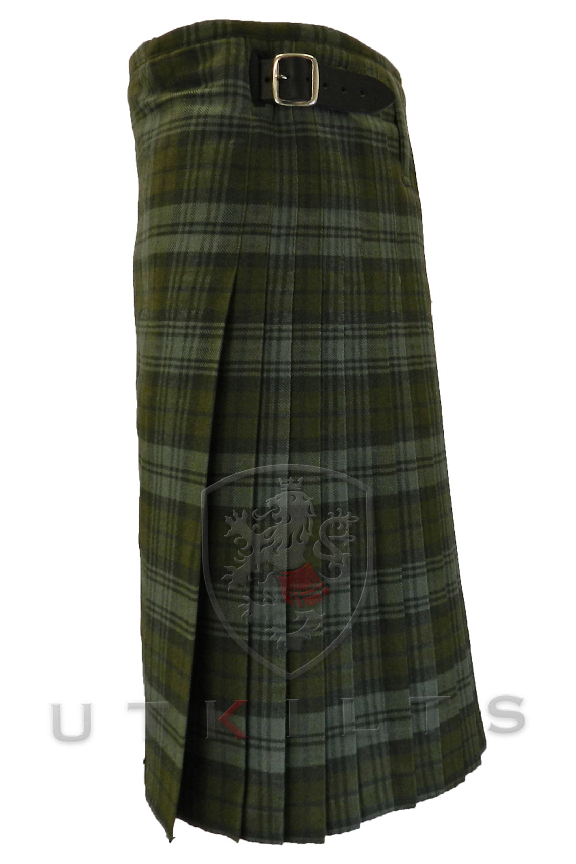 Traditional Kilt - Premium Wool, Black Watch Weathered