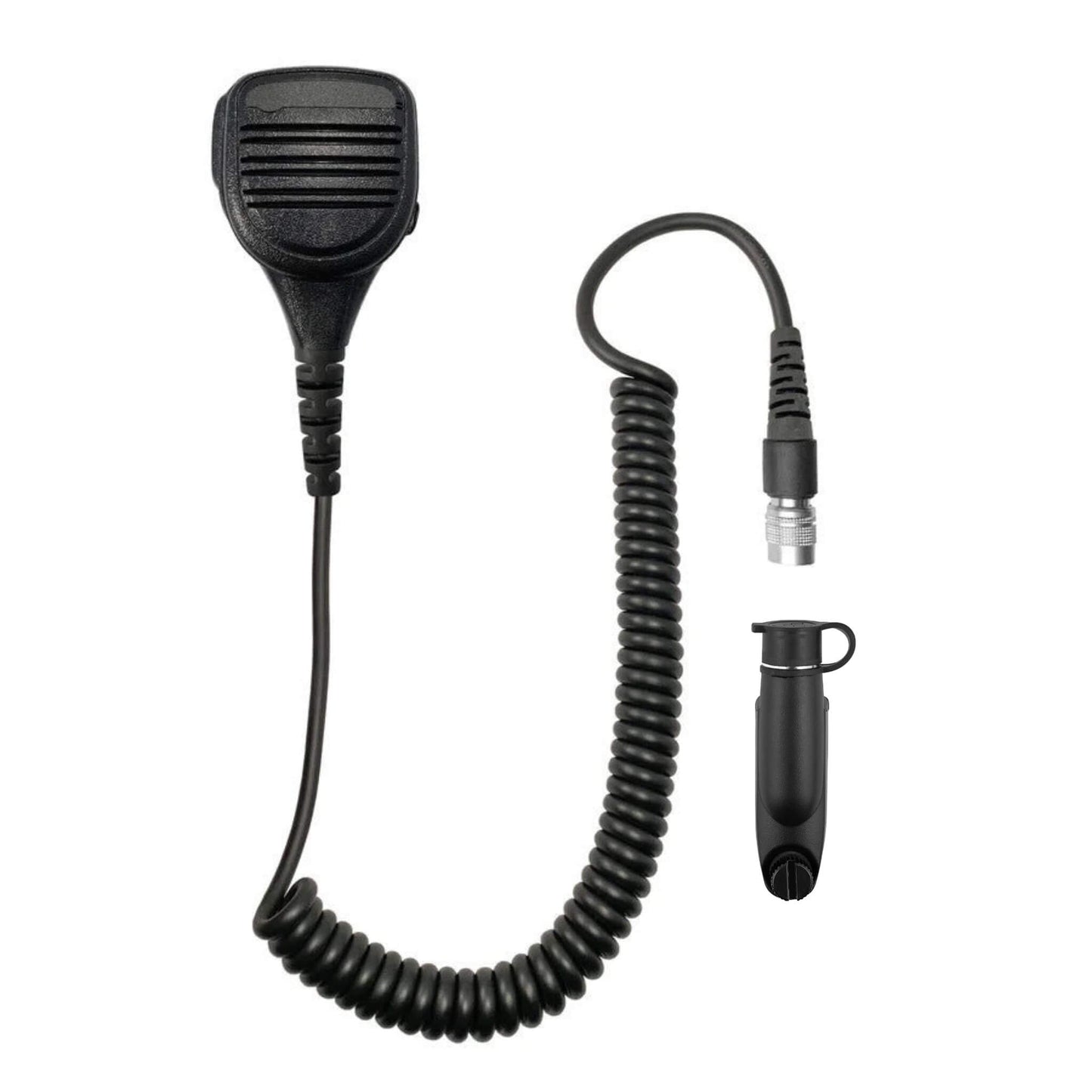 Loud Quick Disconnect (Hirose) Speaker Hand Mic- Motorola/Ailunce/Retevis/HYT/: EX500, EX560-XLS, EX600/XLS, GP328/GP338PLUS, GP344/338, HD1, HD2 Siyata, Simoco & More