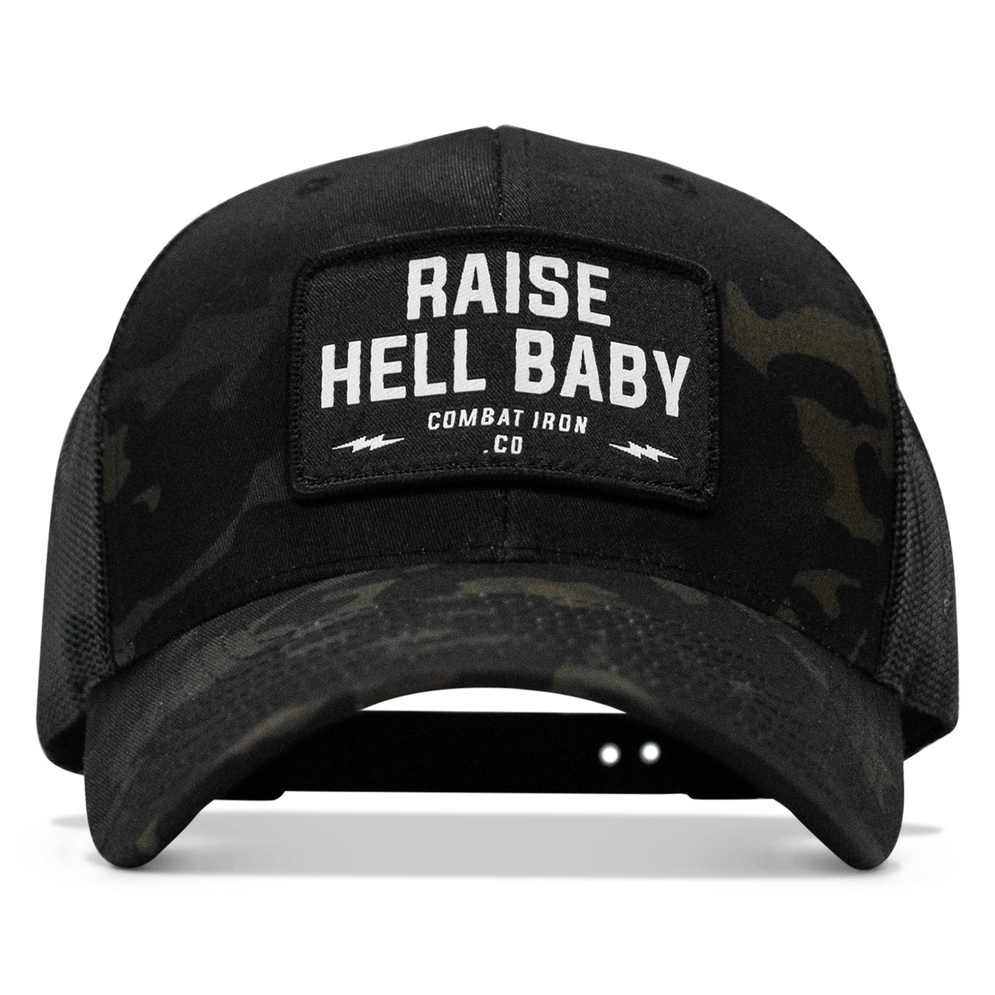 Raise Hell Baby Patch Snapback Hat