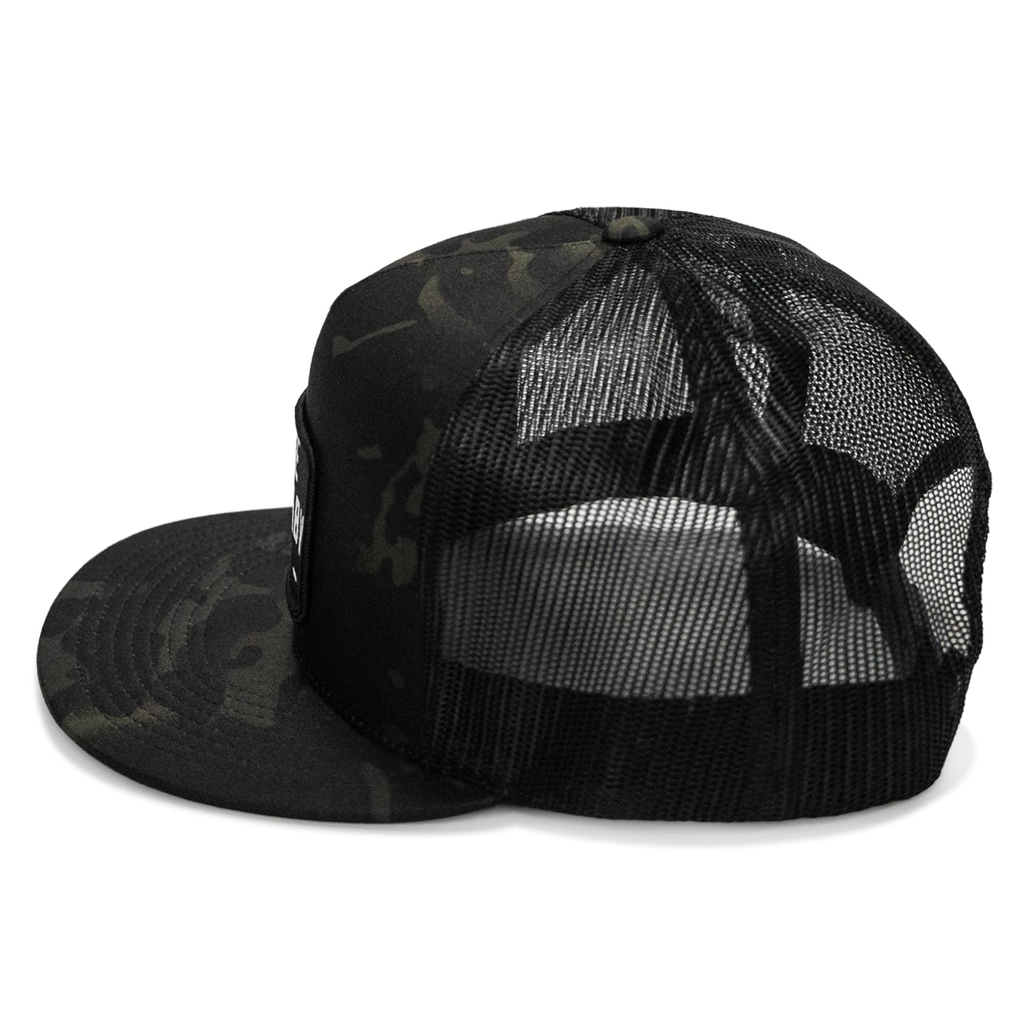 Raise Hell Baby Patch. Flatbill Hat