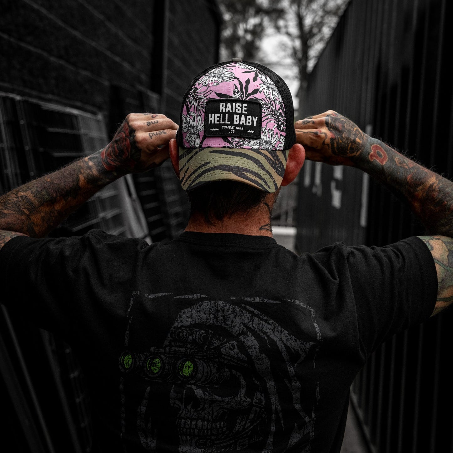 Raise Hell Baby Patch Original Ripstop Snapback Hat