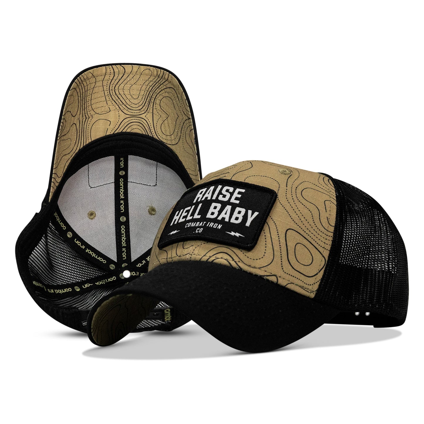 Raise Hell Baby Patch Original Ripstop Snapback Hat