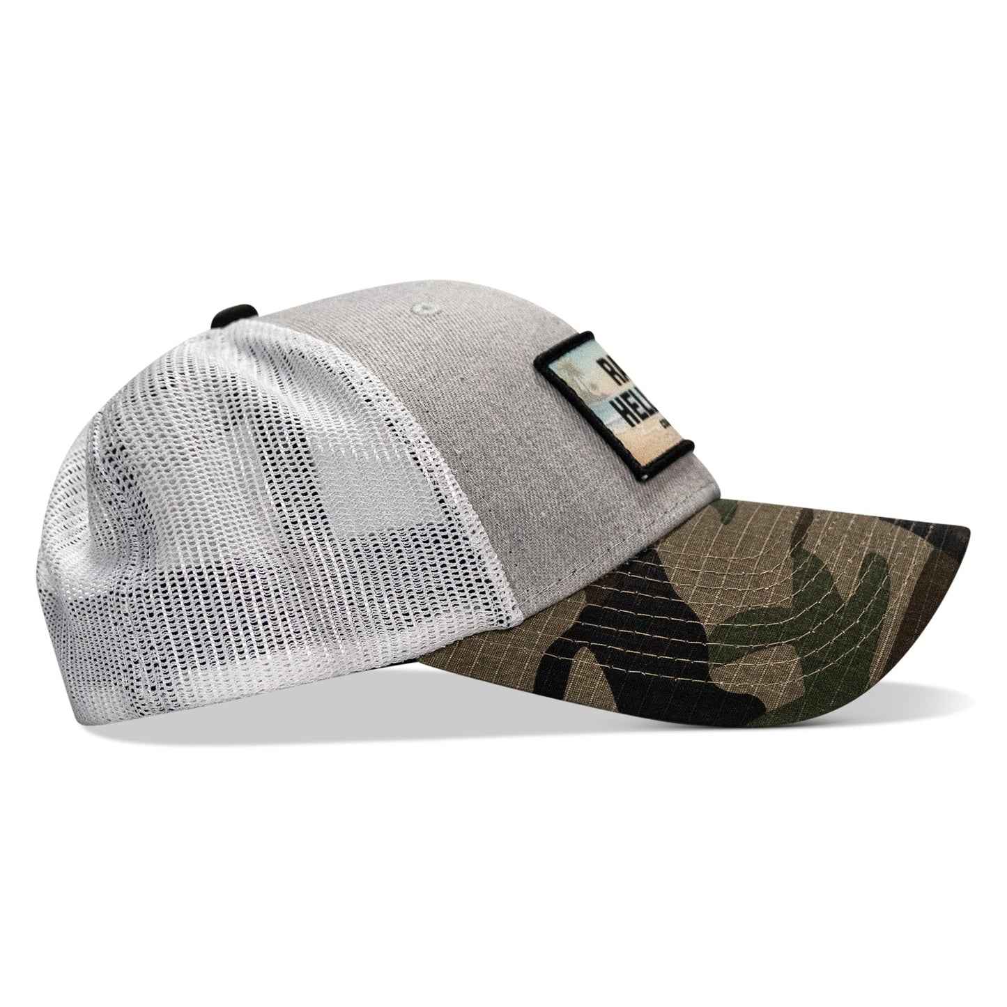 Raise Hell Baby Sunset Patch Snapback Hat