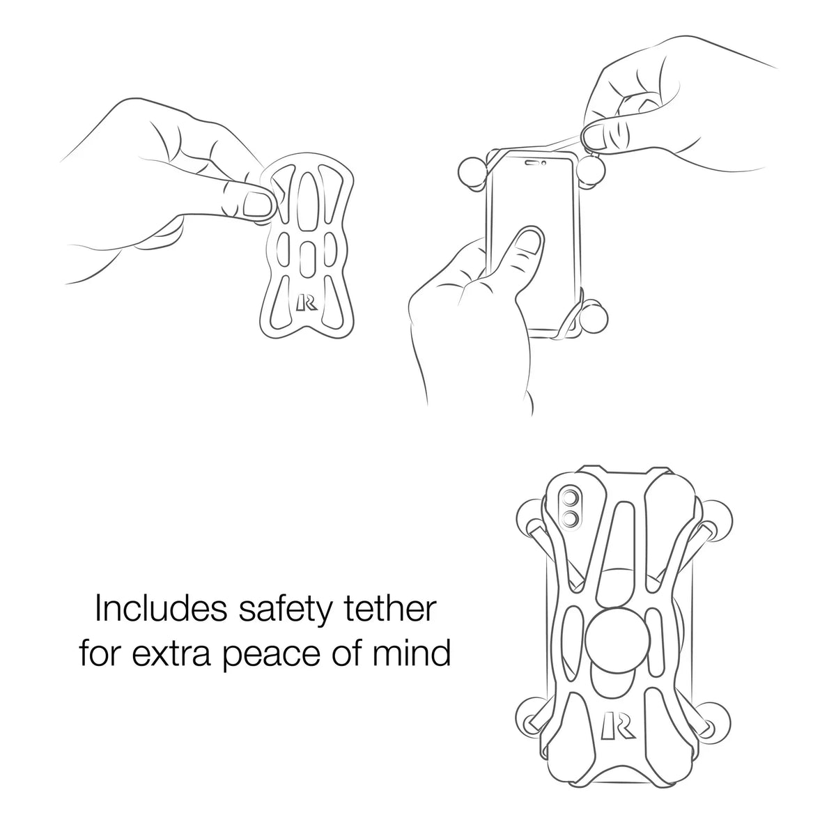 RAM® X-Grip® Large Phone Holder with Ball - B Size