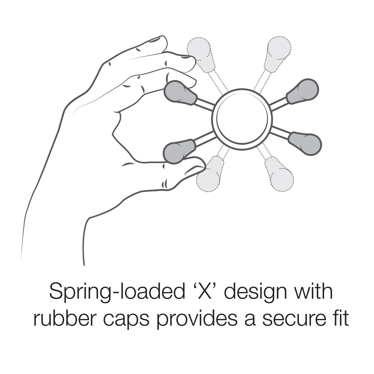 RAM® X-Grip® Universal Phone Holder with Ball - B Size