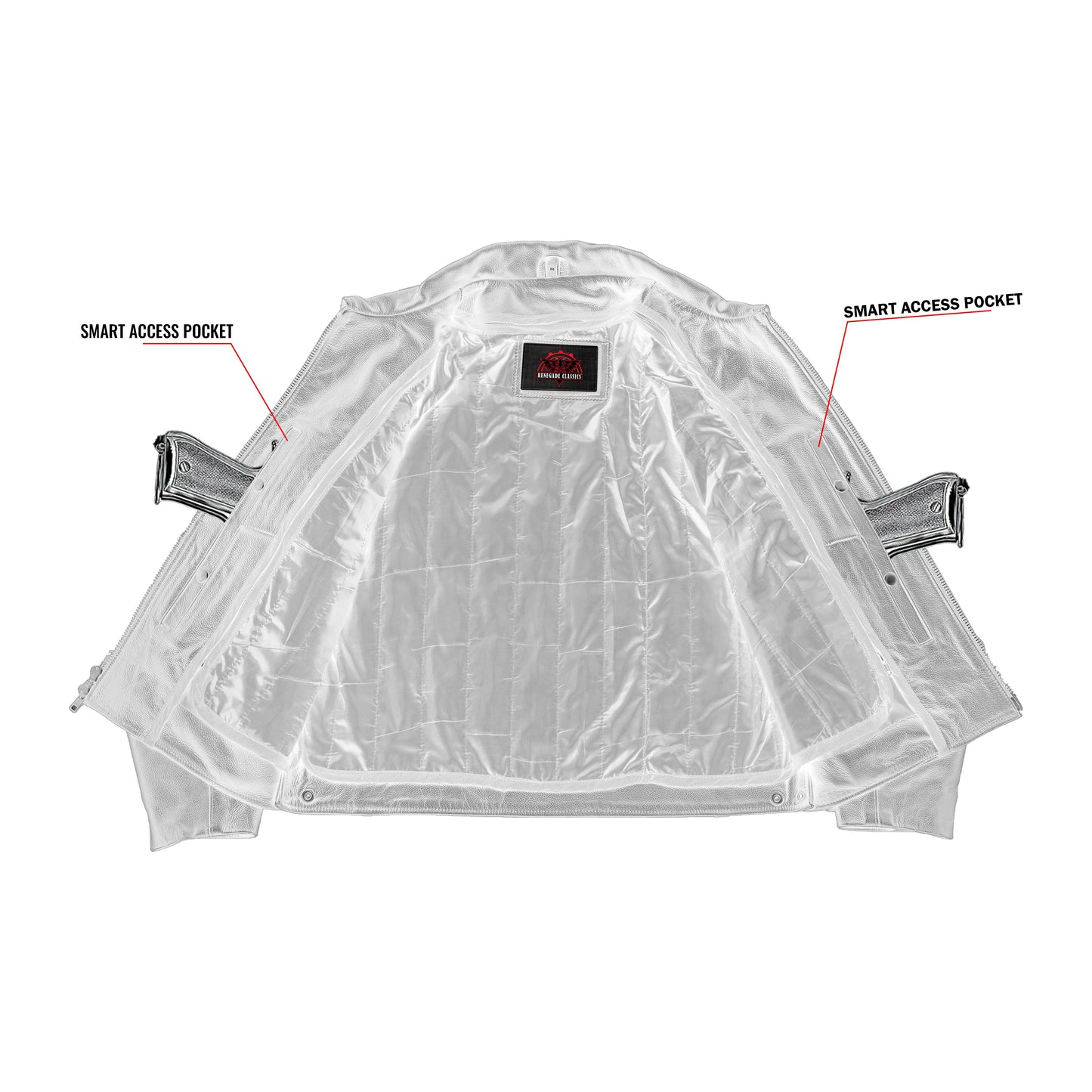 Dark Rebel Men’s Motorcycle Jacket