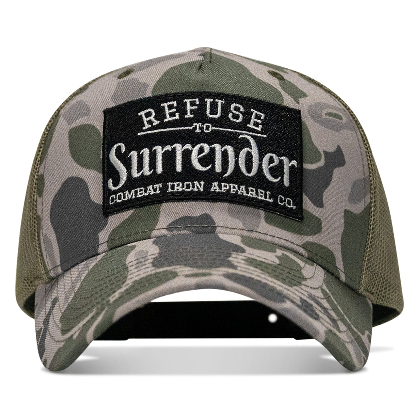Refuse To Surrender B/W Patch Snapback Hat