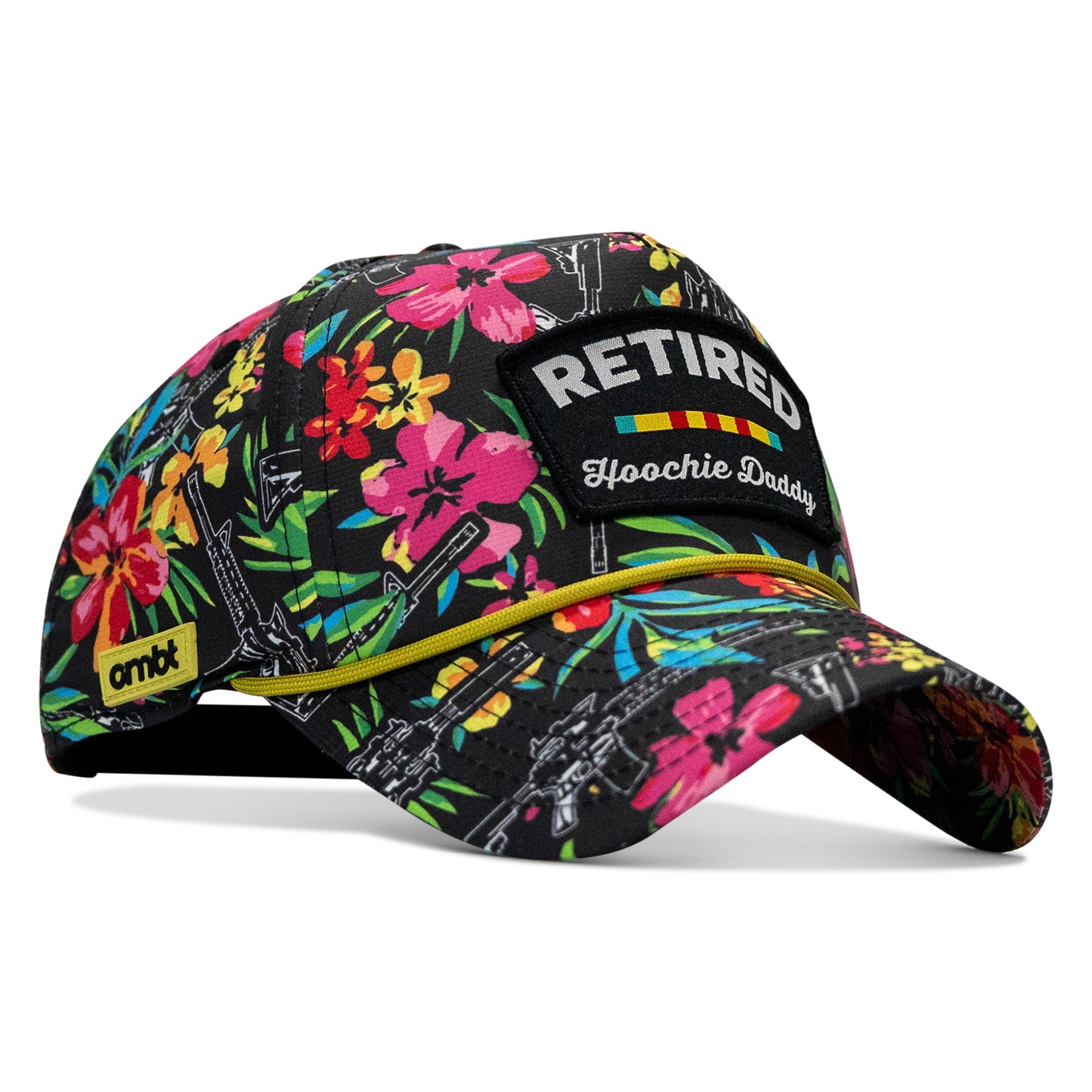Retired Hoochie Daddy Ribbons Patch Weekender Waterproof Snapback