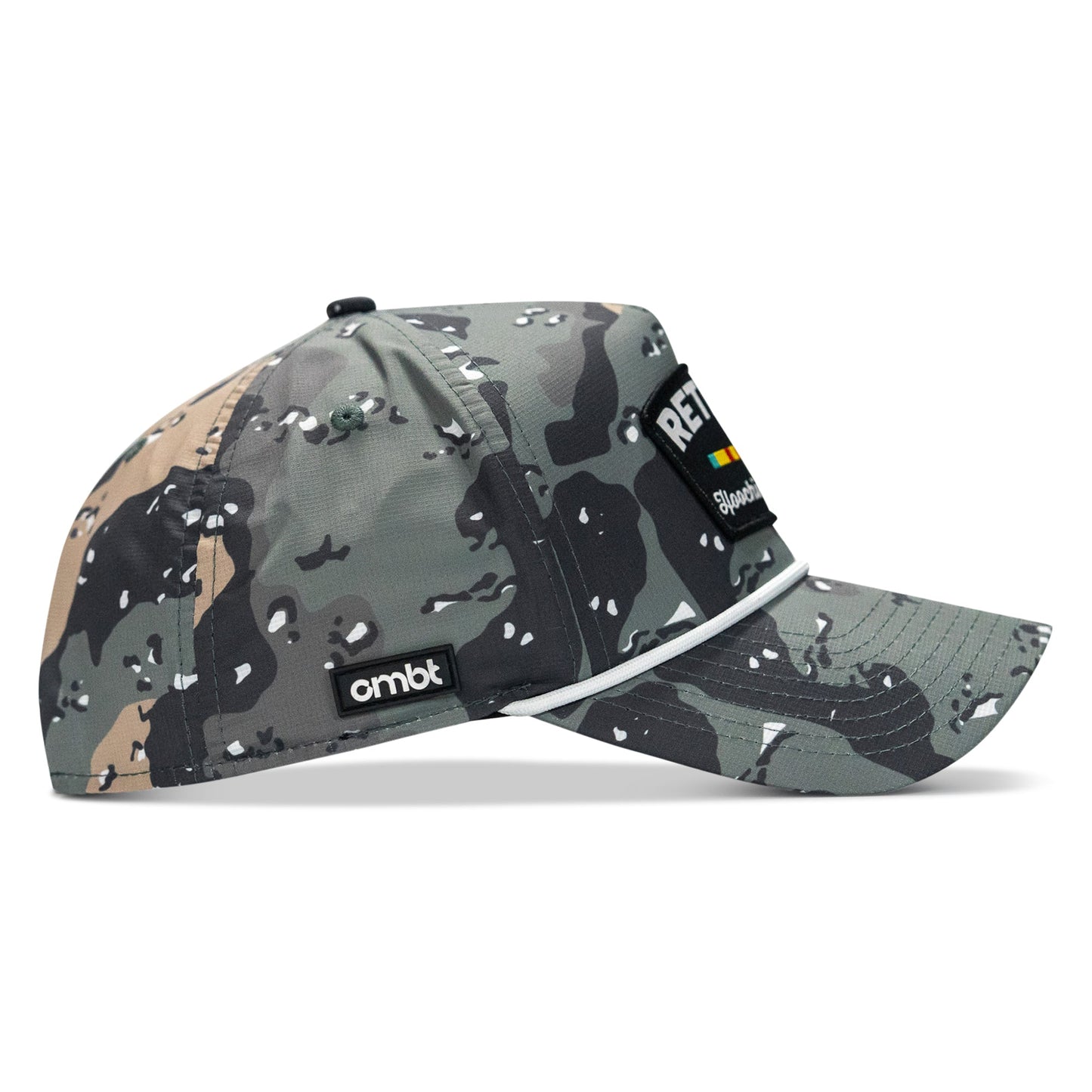 Retired Hoochie Daddy Ribbons Patch Weekender Waterproof Snapback