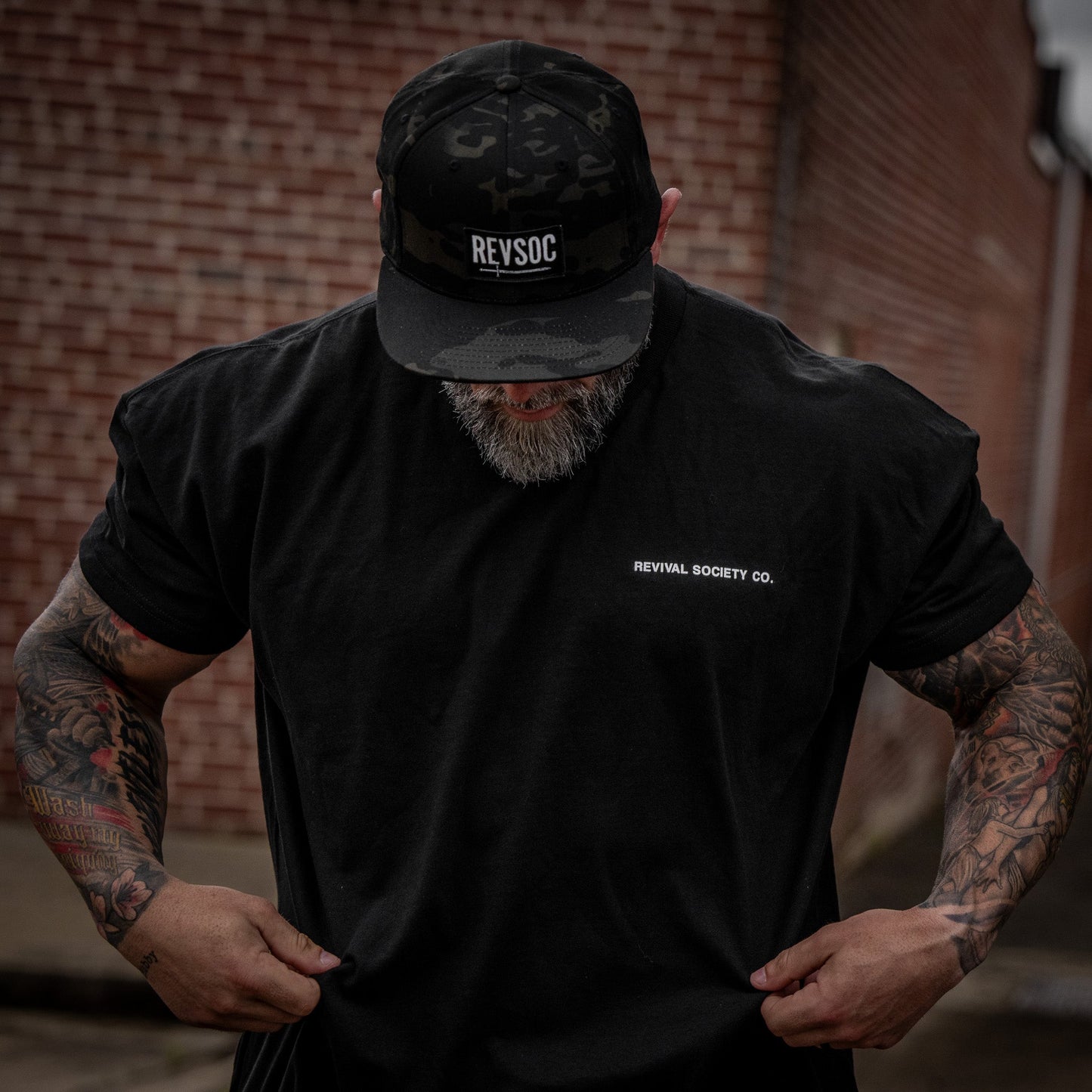 REVSOC Classic Patch Flatbill Hat