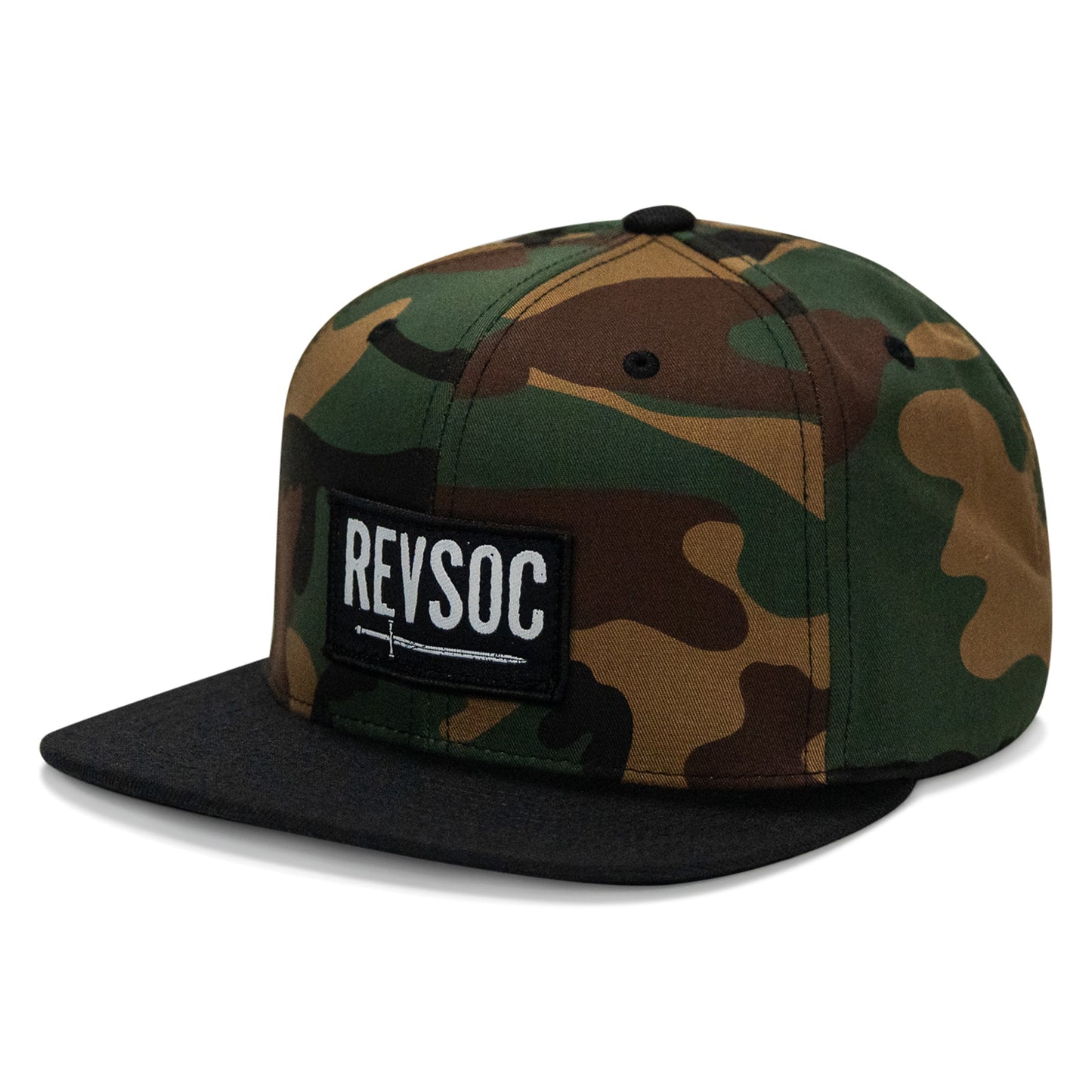 REVSOC Classic Patch Flatbill Hat