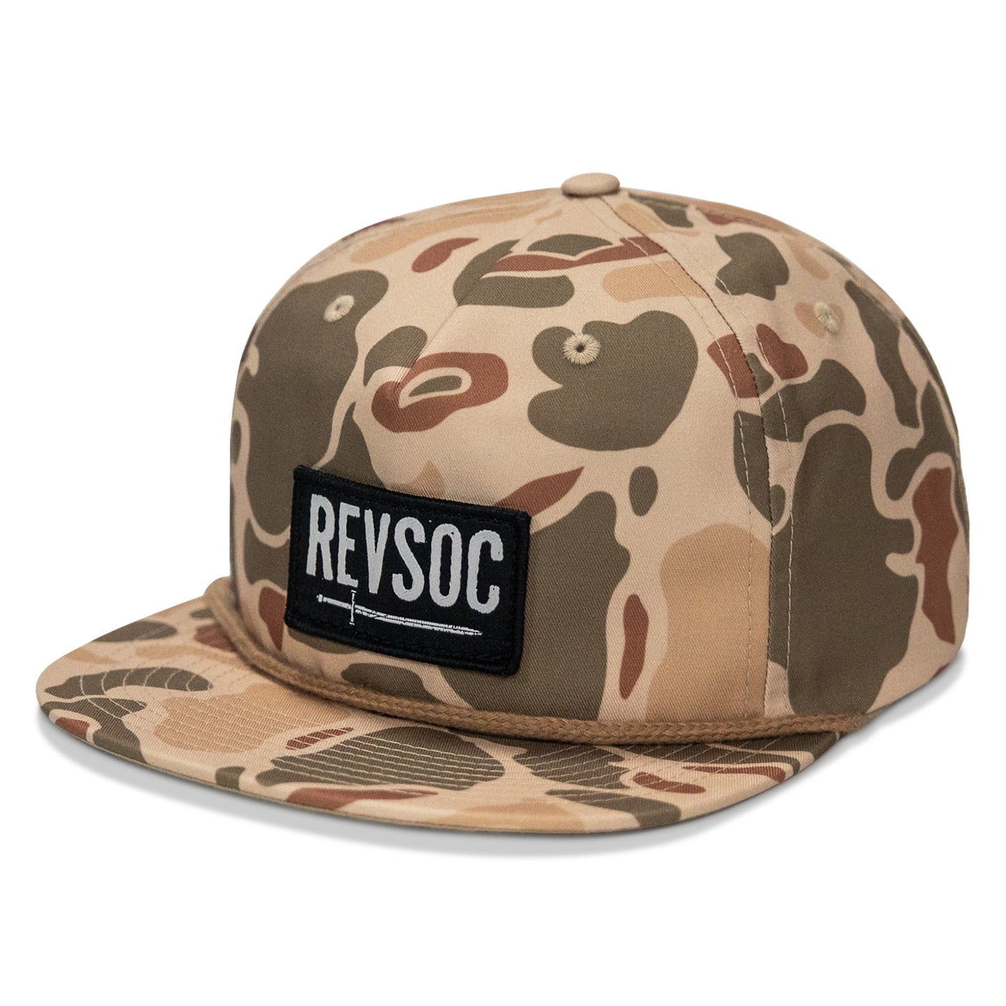 REVSOC Classic Patch Flatbill Hat