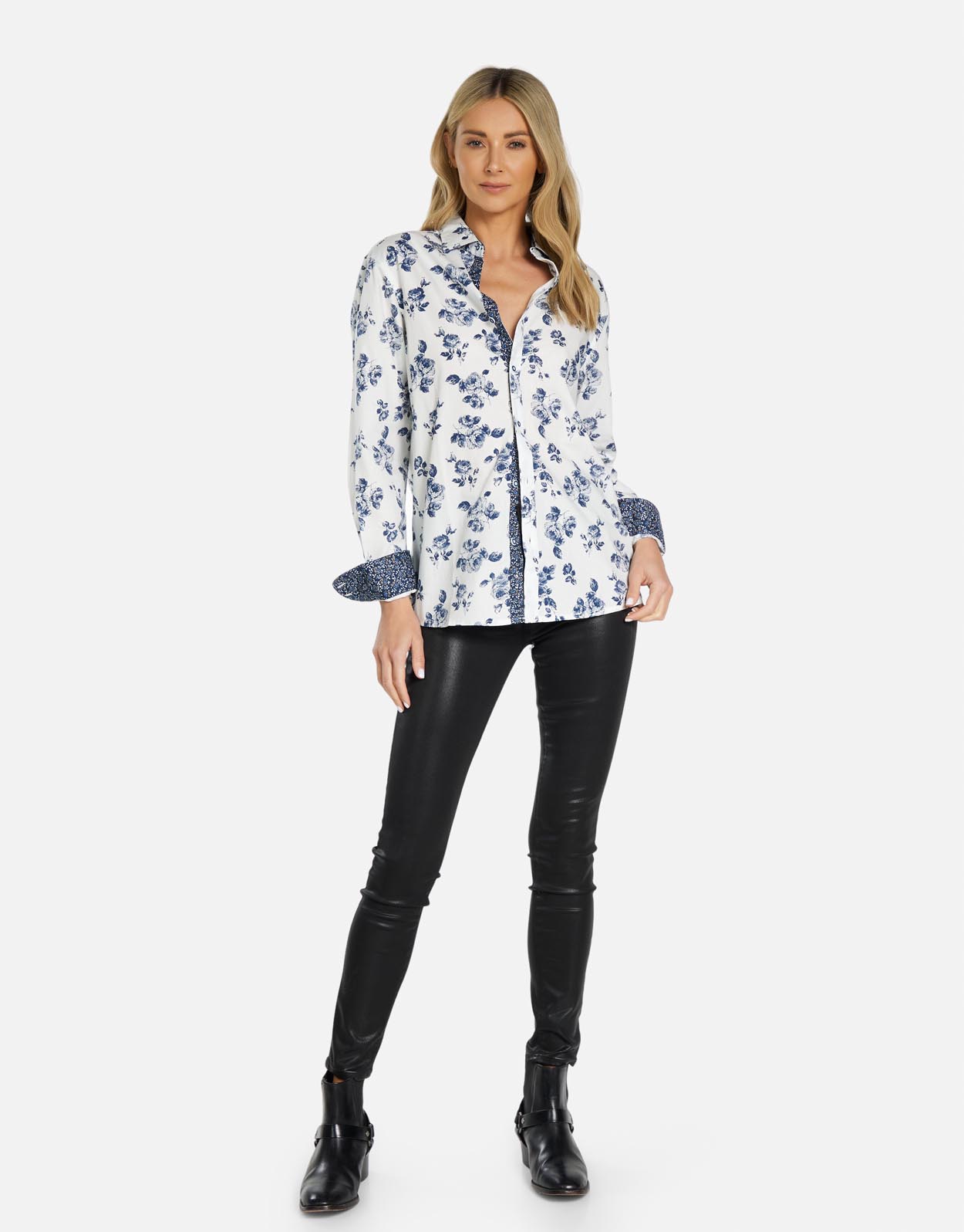 Torry Flower Well Boyfriend Shirt