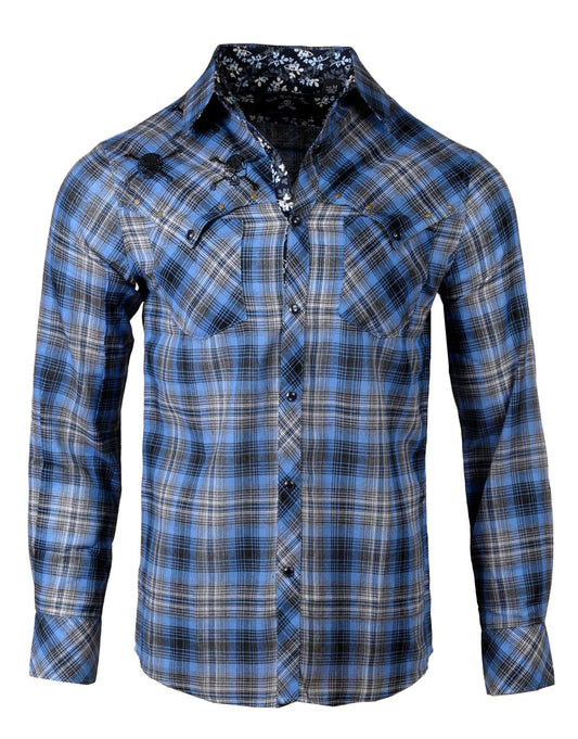 Blue on Black