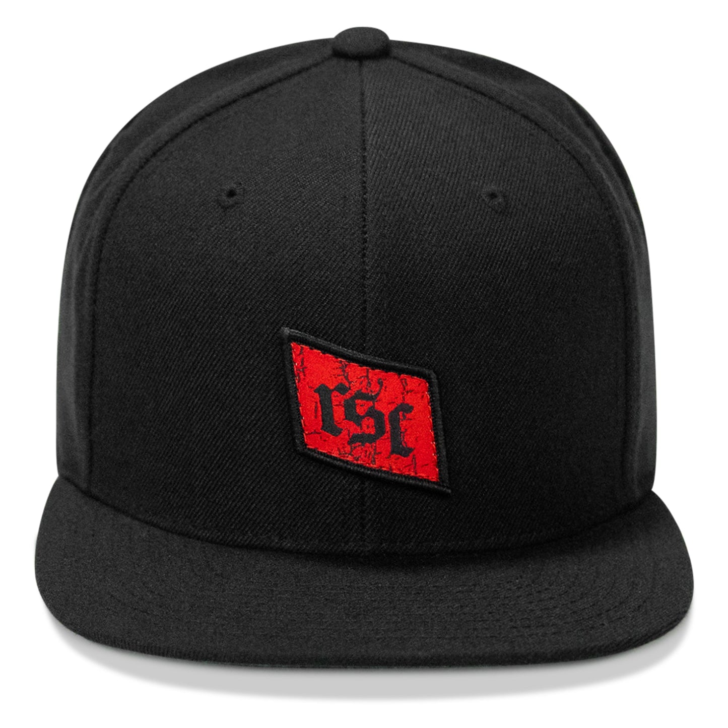 RSC Classic Red Diamond Velcro Patch Flatbill Hat