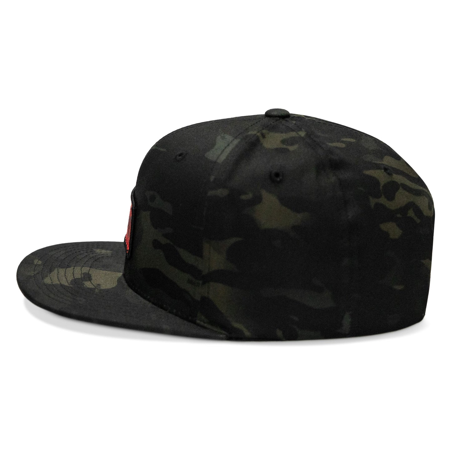 RSC Classic Red Diamond Velcro Patch Flatbill Hat
