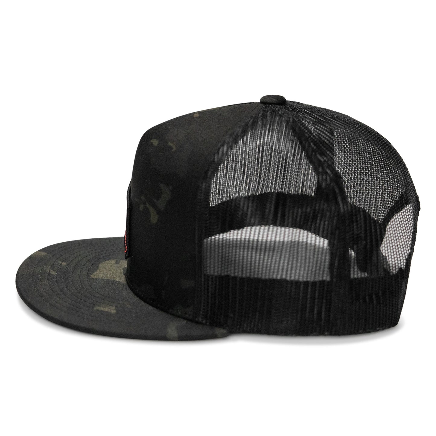 RSC Classic Red Diamond Velcro Patch Flatbill Hat