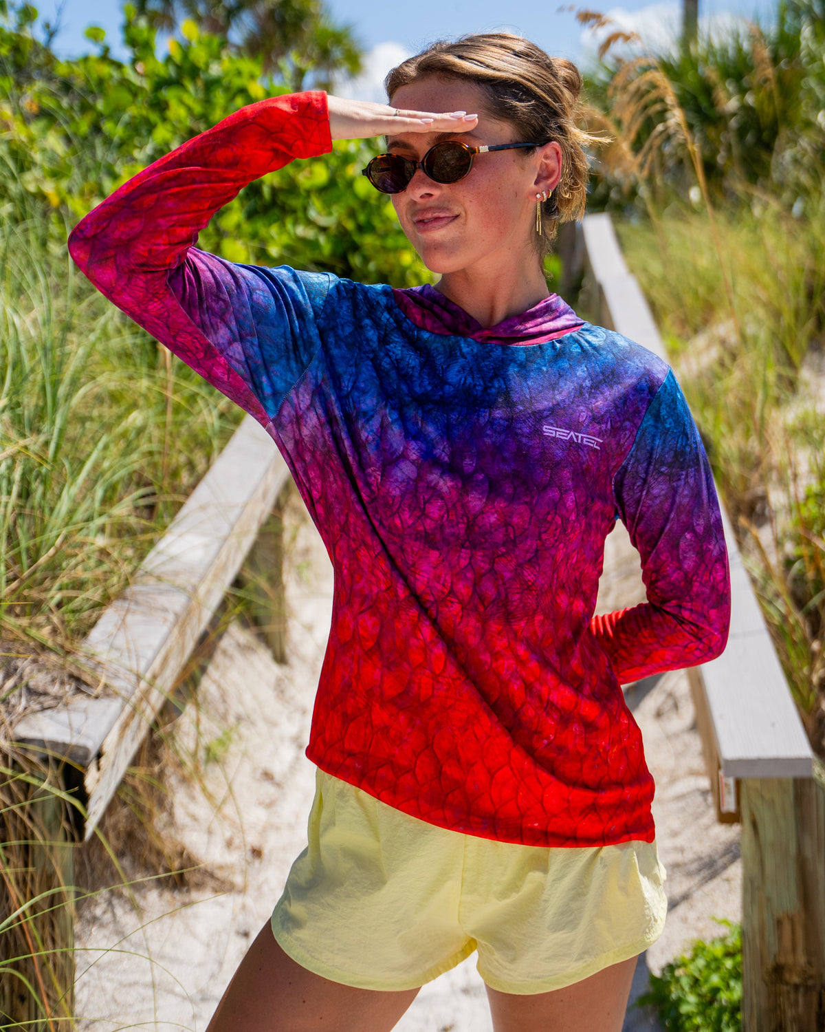 Arowana Sport Tec Hooded Long Sleeve – Women's
