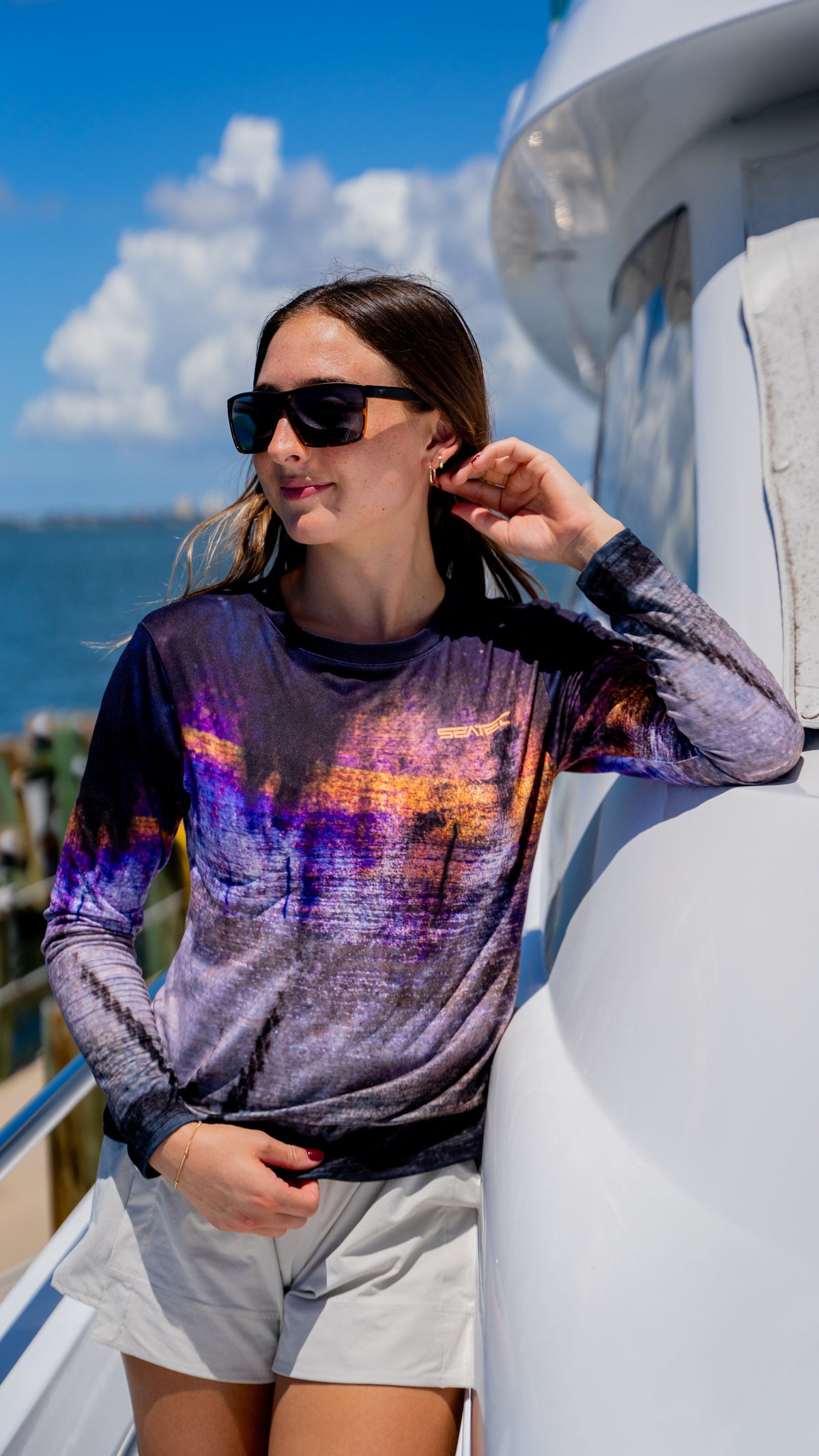 Swordfish Sport Tec Crew Long Sleeve – Women's