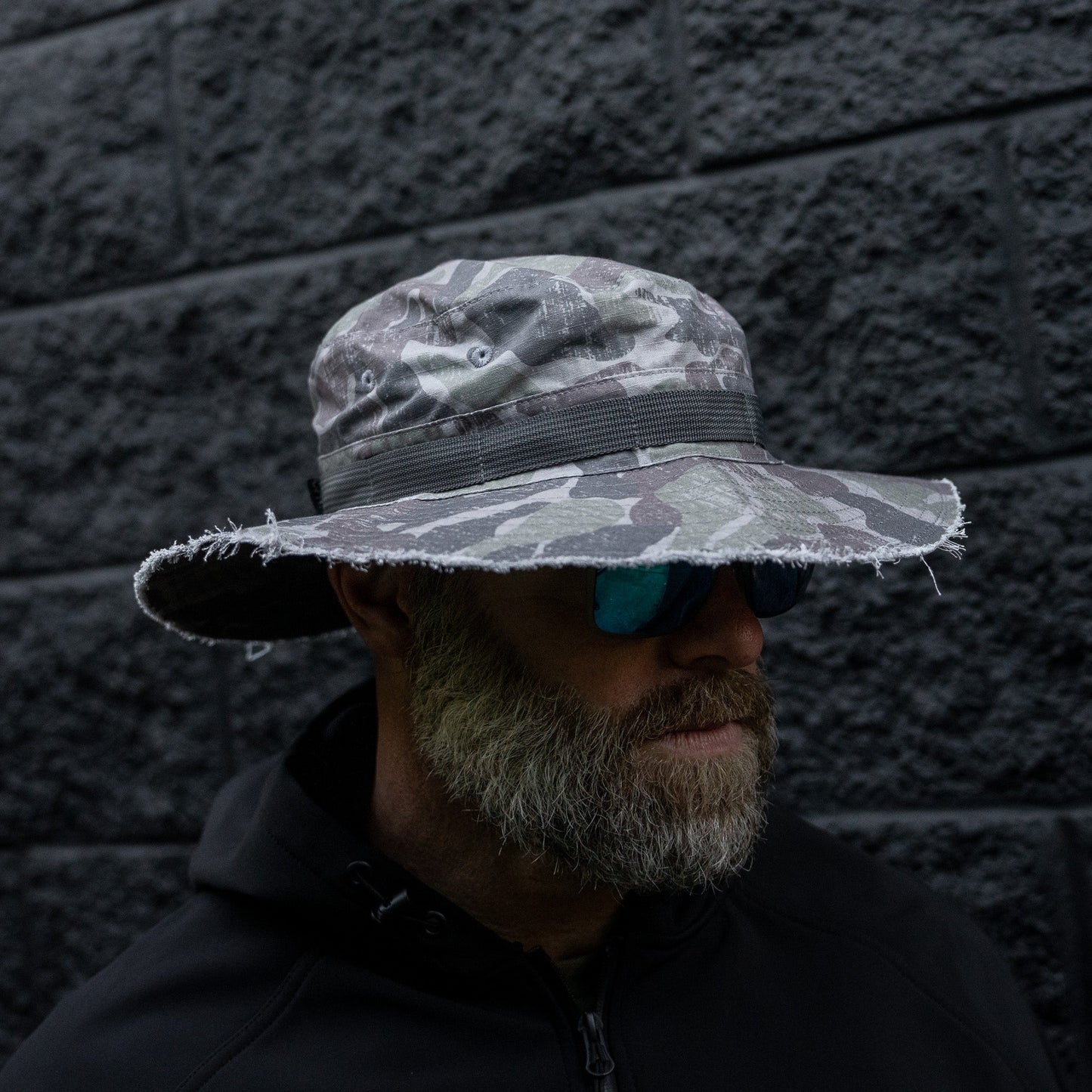 Distressed Ripstop Mid-Profile Tactical Boonie Hat