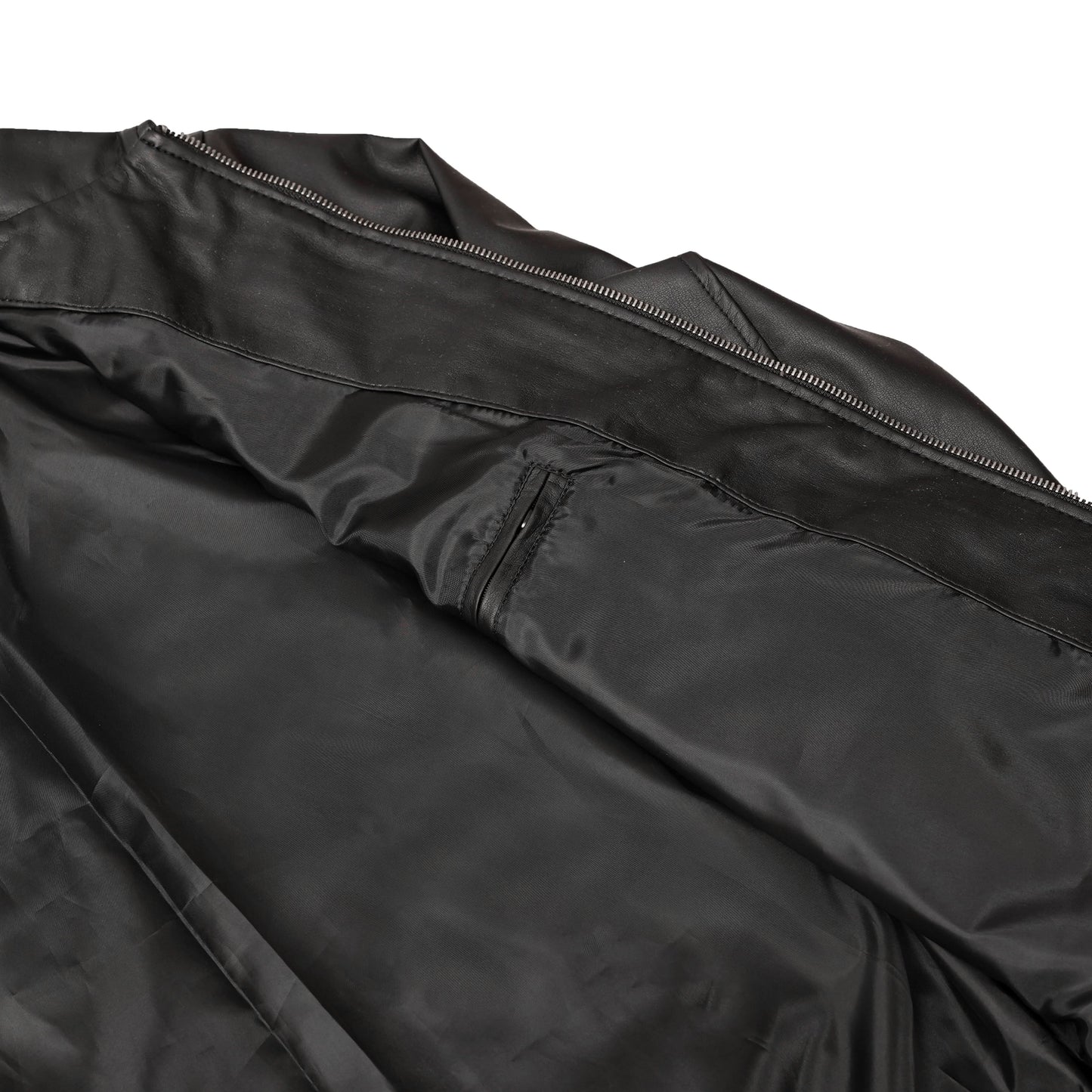 Midnight Forge Men’s Faux Leather Motorcycle Jacket