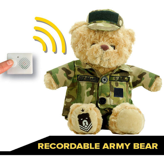 Recordable Army Teddy Bear