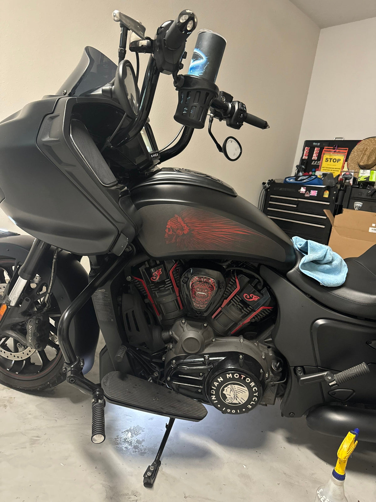 SWB-729-Red-Powerplus Tank Decal Set