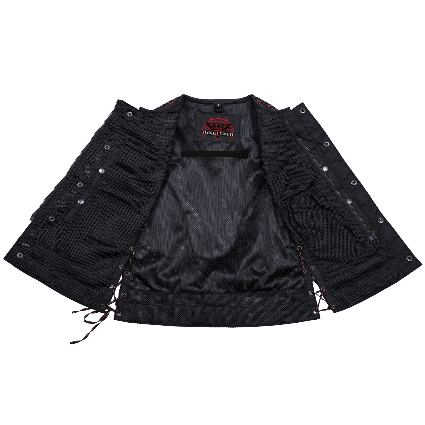 Rose Phantom™ Womens Mesh Motorcycle Vest