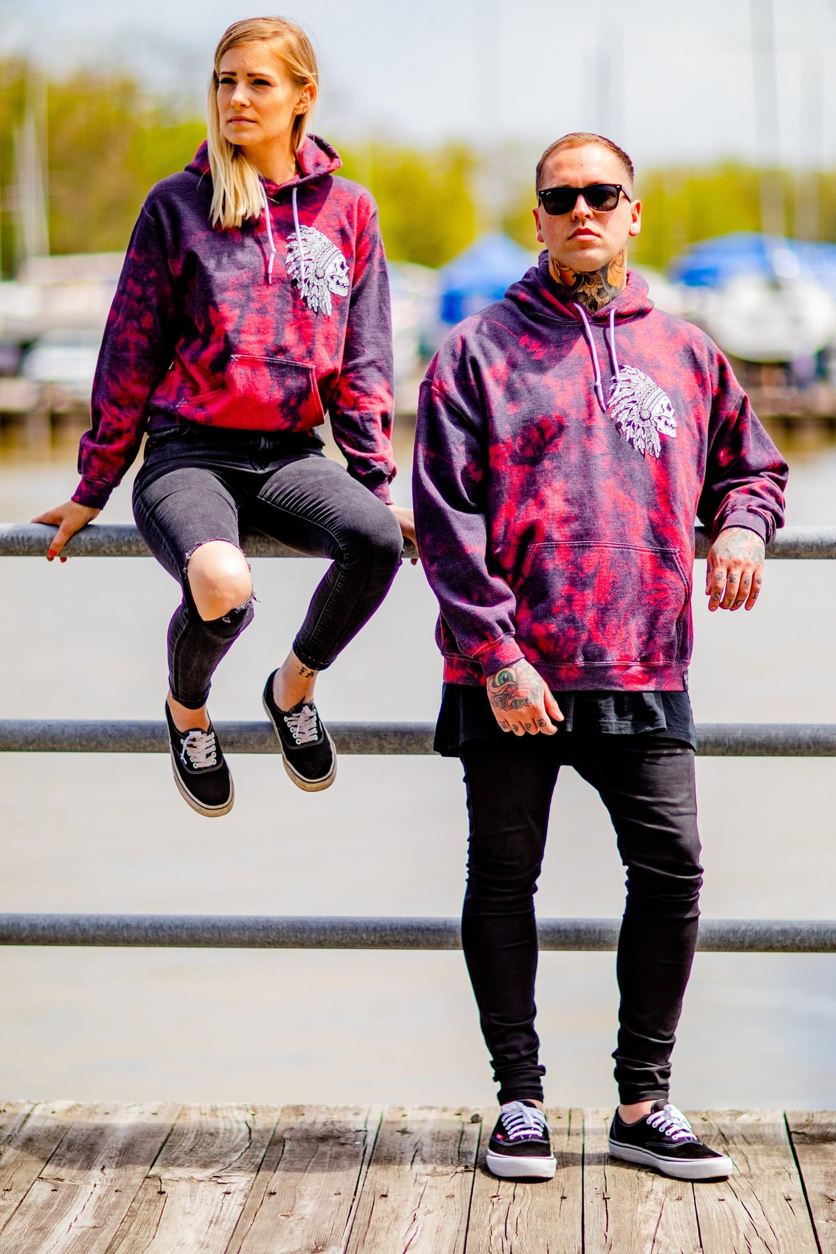 Trustless Chief Tie Dye Hoodie