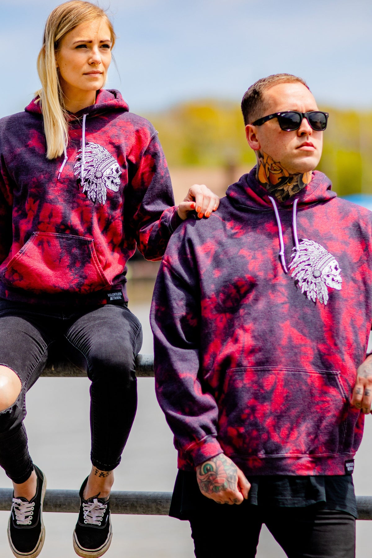 Trustless Chief Tie Dye Hoodie
